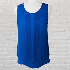 BANANA REPUBLIC Women’s Blouse Blue Size M Sleeveless